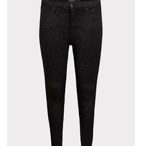 Torrid sky high skinny sparkle pants